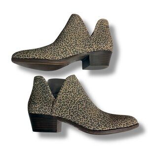 Lucky Brand Tan and Black Animal Print Shoes